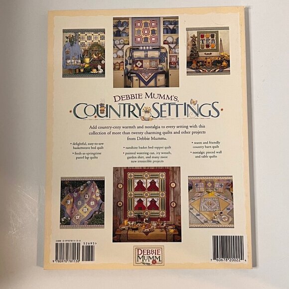 Four Vintage Debbie Mumm Quilting Books - Picture 3 of 9